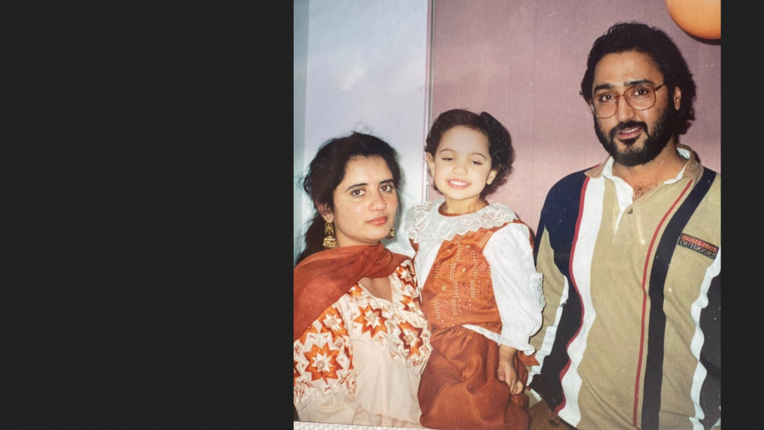 A young Mayor Sohi with his wife, Sarbjeet, and daughter Seerat.