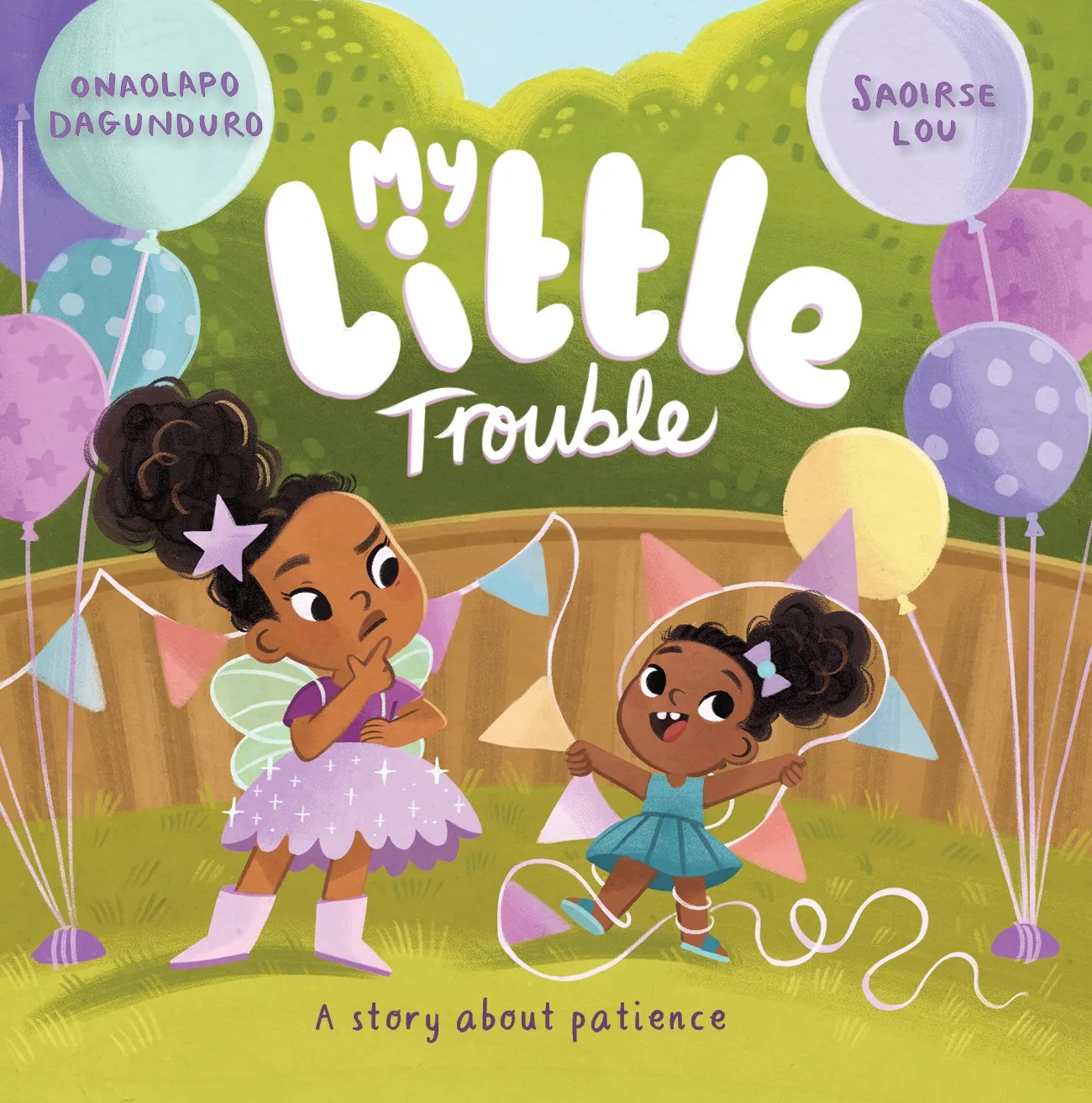 Covers of two books, My Big Welcome and My Little Trouble, featuring drawings of young Black girls.