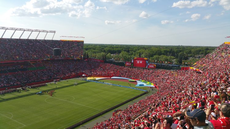 Opening match of FIFA Women's World Cup Canada 2015 at Commonwealth Stadium