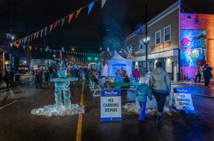 Guests at Deep Freeze: A Byzantine Winter Festival on the Alberta Avenue