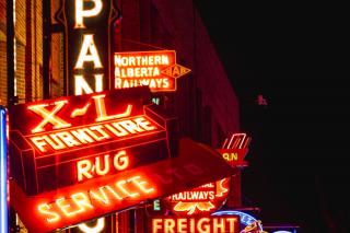 Neon Sign Museum at Night